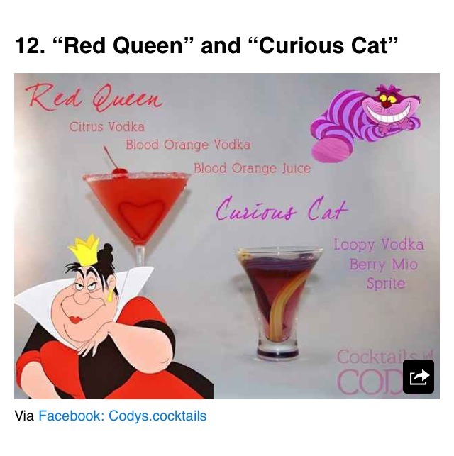 Disney Inspired Cocktails