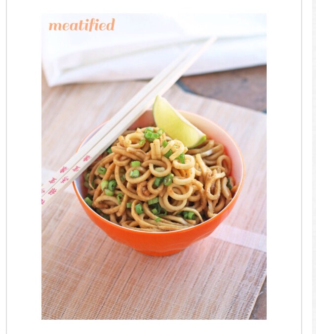 Ginger Garlic Parsnip Noodles