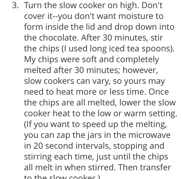 How To Melt Chocolate Chips(nd Other Baking Chips)In A Slow Cooker nd Maintain A Perfect Consistency
