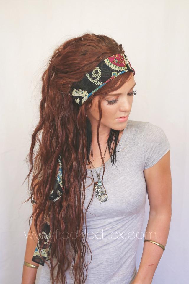 Bohemian Gypsy Style Hair Tutorial 