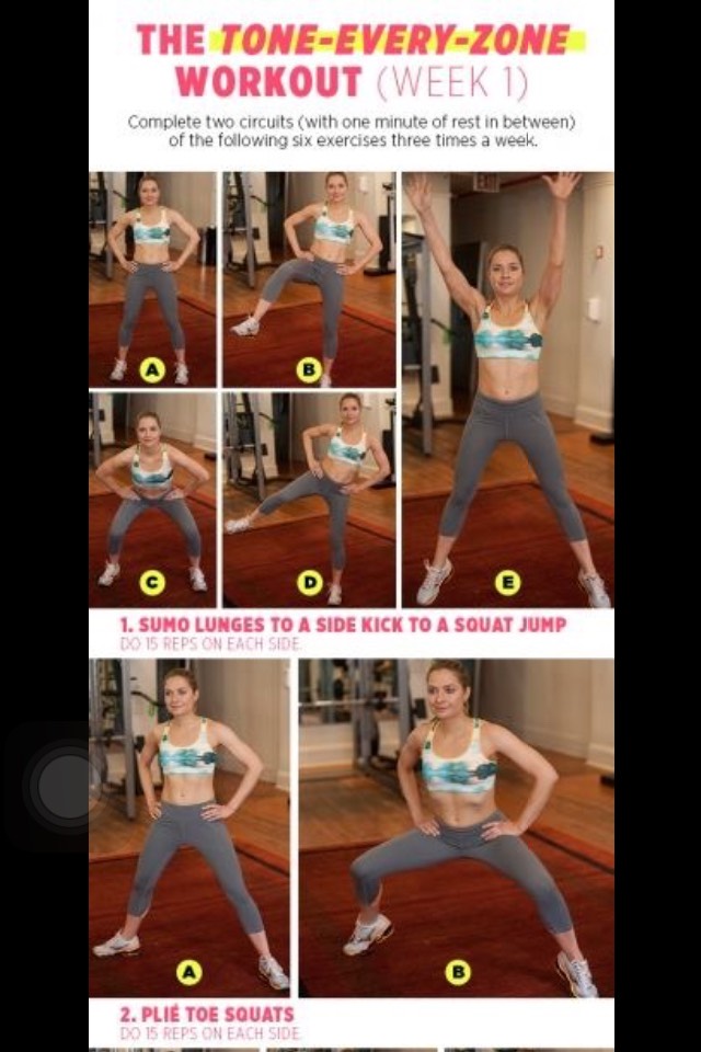 4 Weeks Total Body Workout #week1 πͺππ±π―