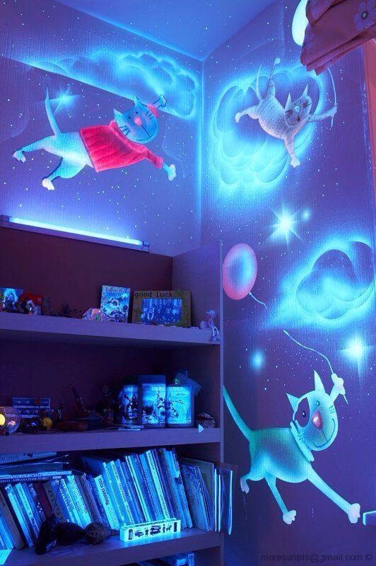 Glow In The Dark Kids Bedroom 