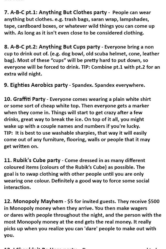 20 Wild And Crazy Party Ideas 😎