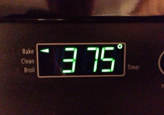 Preheat your oven to 375 degrees