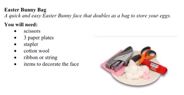 Paper Plate Bunny Bag. Cute Craft To Do With Kids For Easter Day πΈπ°πΊπ°πΈπ°πΊπ°