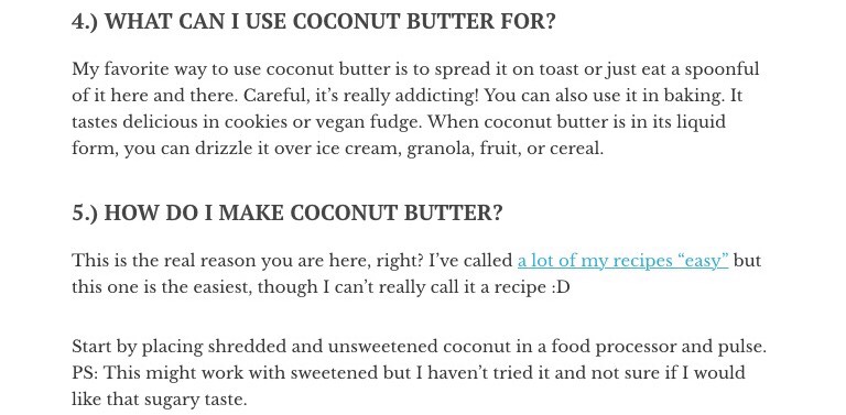 Coconut Butter 