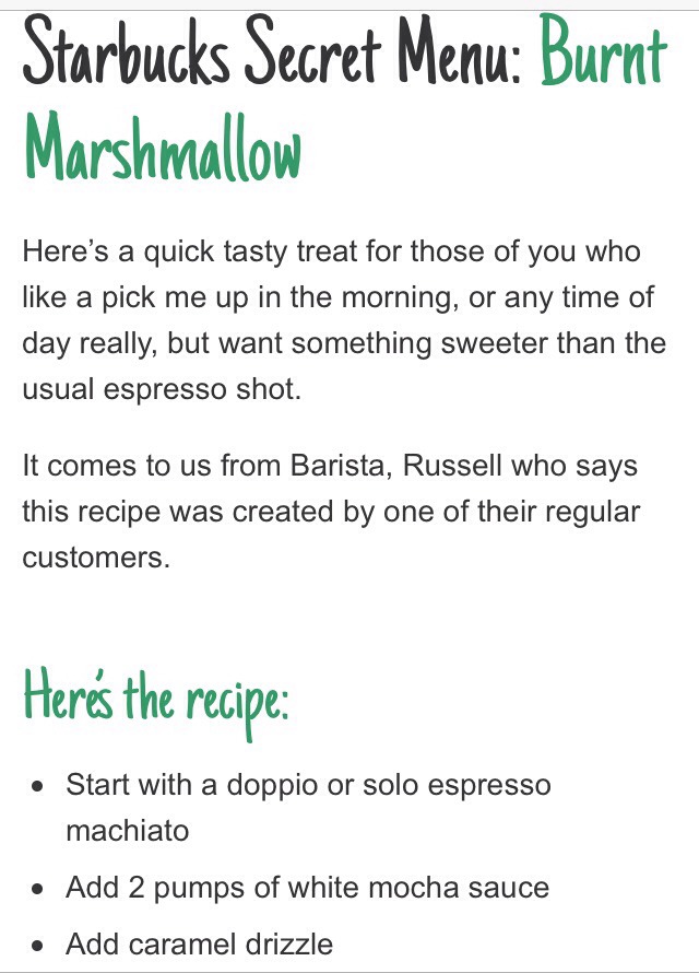 ✨☕️What To Order From Starbucks And How To Order It Part3⃣☕️✨