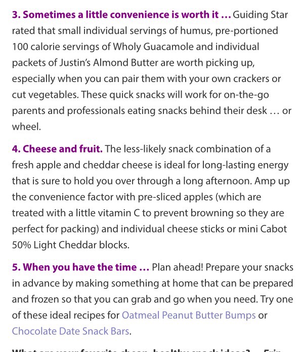 " 5 Tips For Cheap (Healthy!) Snacks"