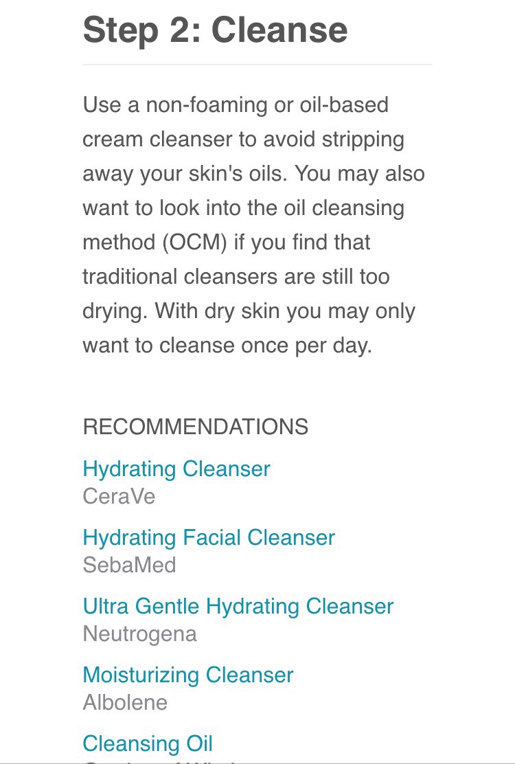 Skincare Routine for DRY skin!