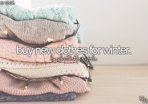WINTER BUCKET LIST|2015-16
