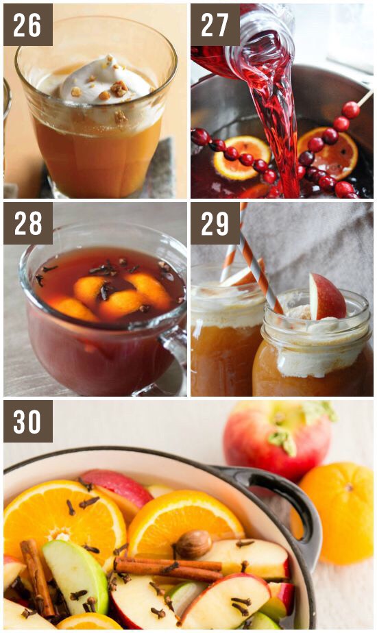 50 Fall Warm Drink Recipes
