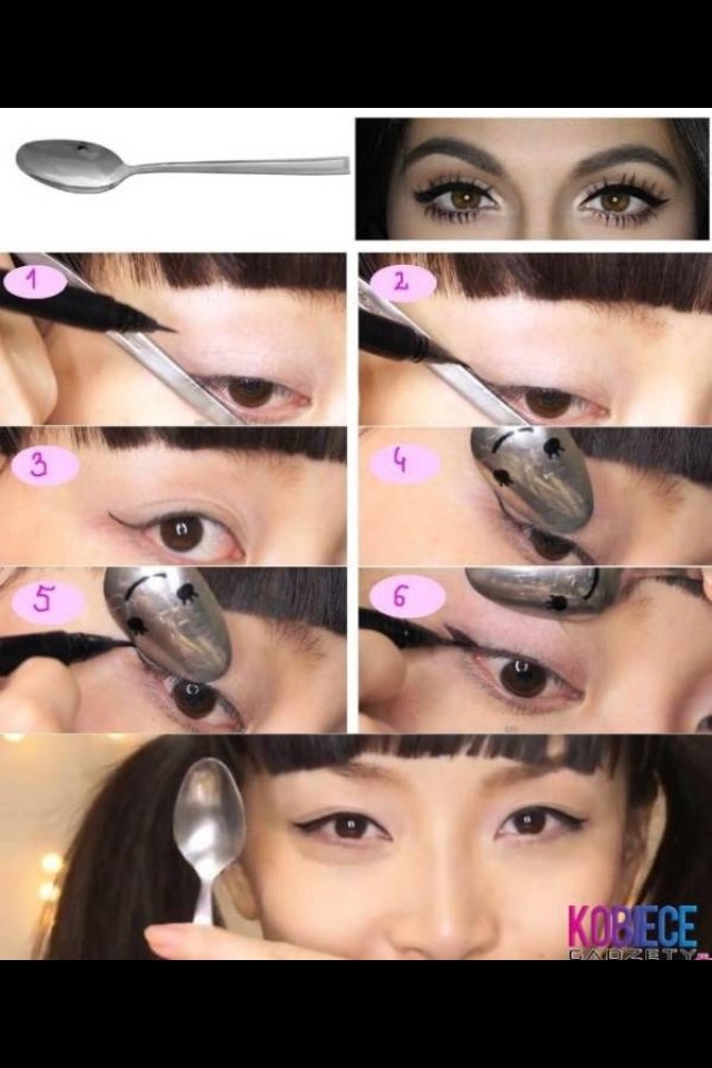 Perfect eyeliner trick