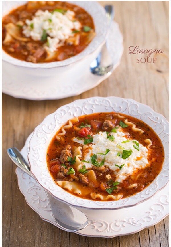 Delicious Lasagna Soup! 😋