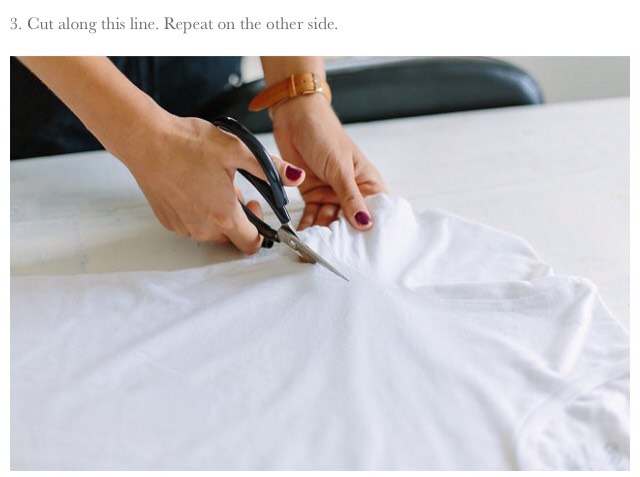 Super-Easy DIY T-Shirt Into Halter Top