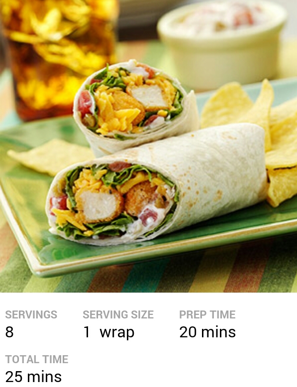 SPICY CHICKEN CRUNCHY WRAP WITH CHEESE ALL AROUND & CRUNCH OF LETTUCE YUM
