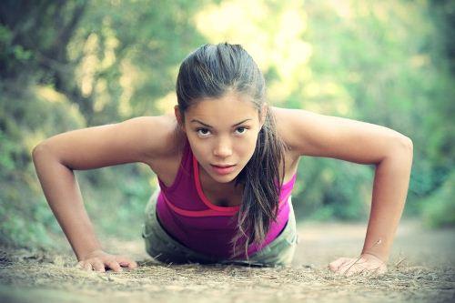 Pushups

Unfortunately, many people avoid doing pushups since this exercise is a bit harder to perform, but it can do wonders for your body. There are plenty of different pushups that work the different muscles in the shoulders and arms.