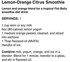 best smoothies for flat belly and healthy breakfast and snacks...