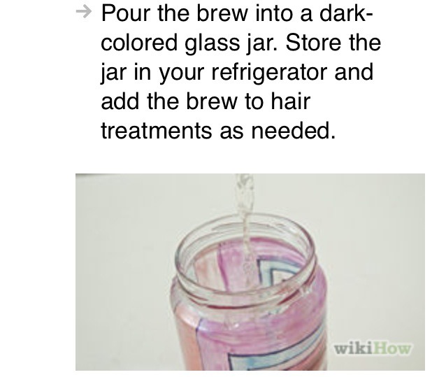 Brew a basic rosemary tea for use in a variety of hair treatments.