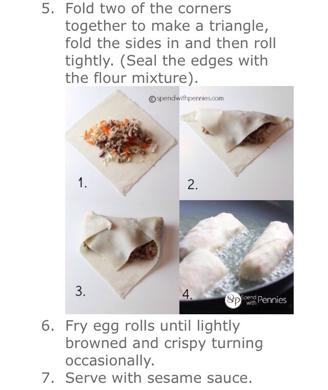 CRISPY HOMEMADE EGG ROLLS!