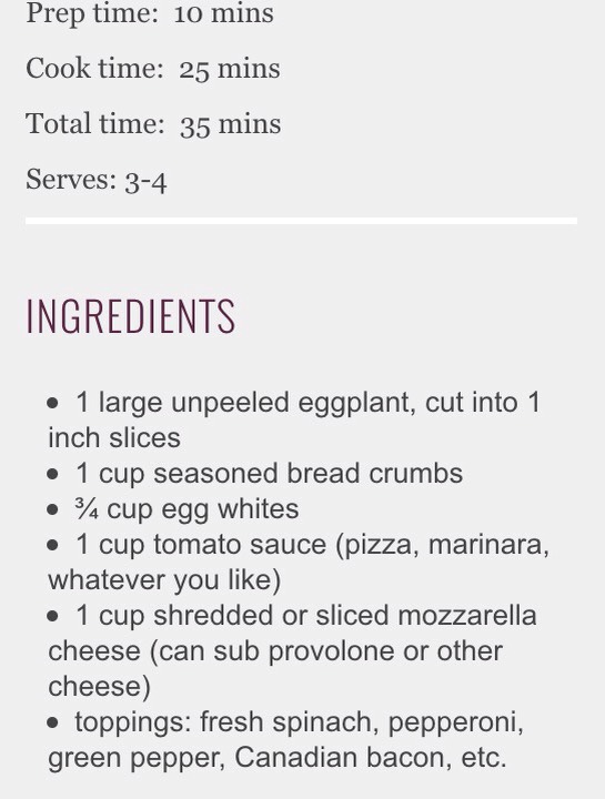 Cheesy baked eggplant pizza 