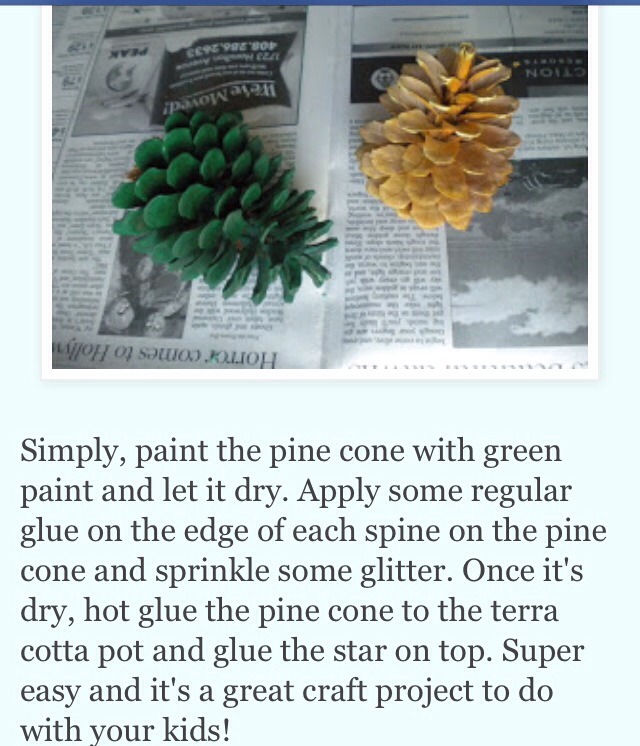 Make Your Own Pine cone Christmas Tree!🎄