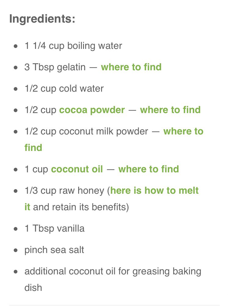Healthy Hot Chocolate Squares
