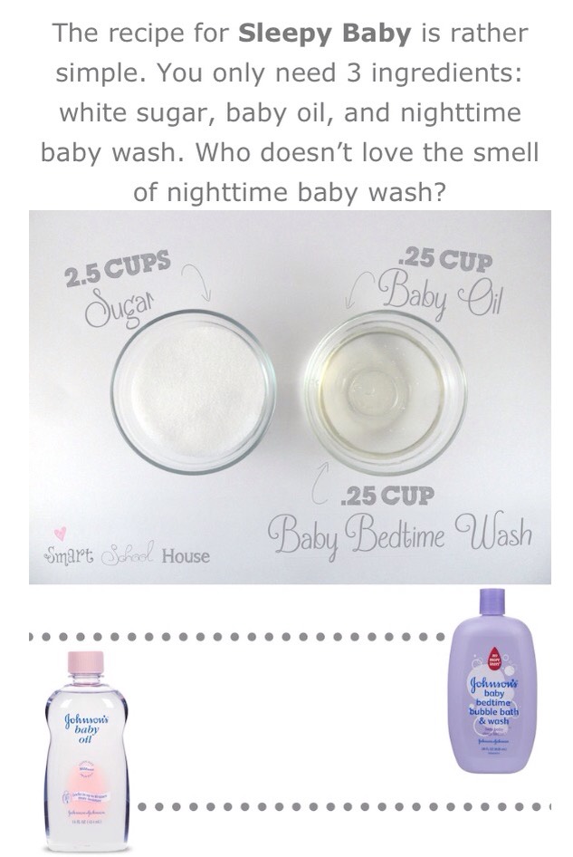 SLEEPY BABY SUGAR SCRUB ~ RELAX AND SLEEP LIKE A BABY! 💜