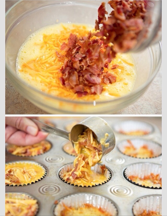 👍💜Bacon Breakfast Cupcakes💜👍