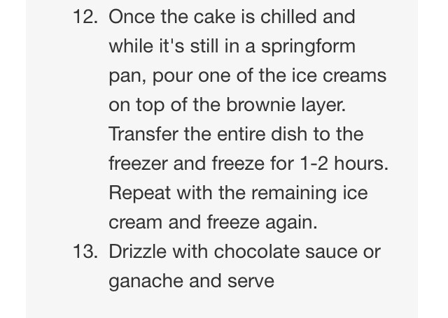 " Slutty Brownie Ice Cream Cake"👌💯