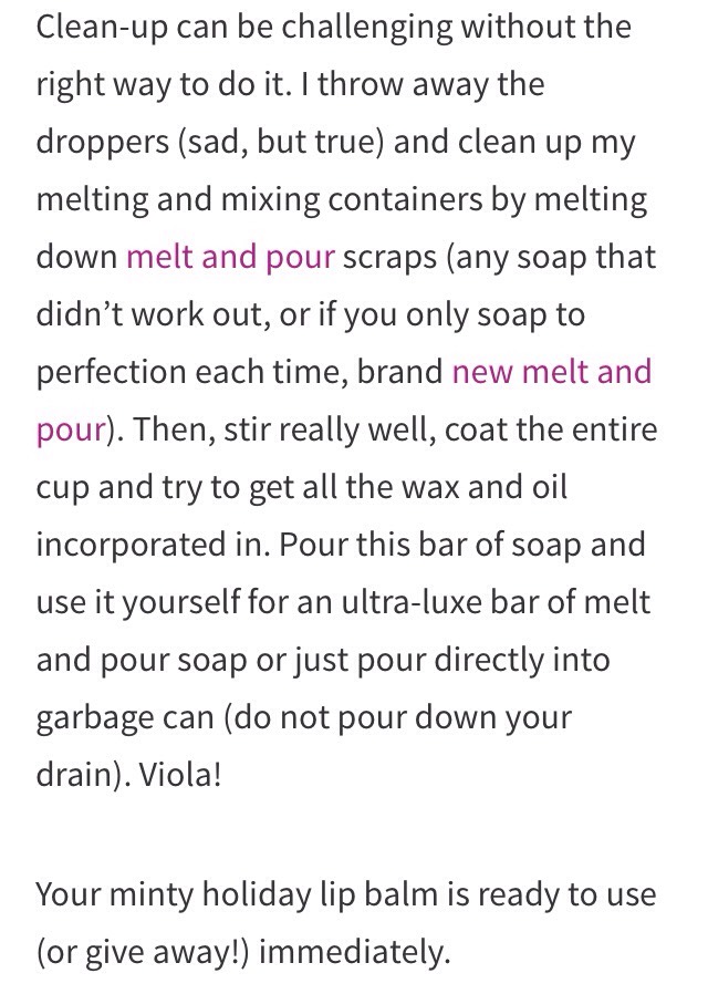 MINT CANDY LIP BALM ~ DIY 💋