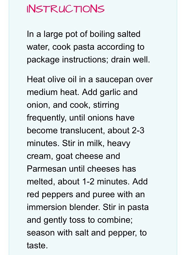 💥 Roasted Red Pepper Alfredo💥😋