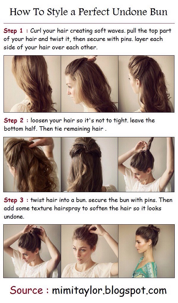 Pretty Hair Bun Tutorials 😜