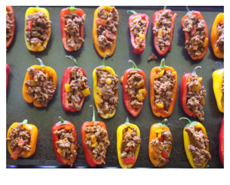 Mini Taco Stuffed Peppers!!!