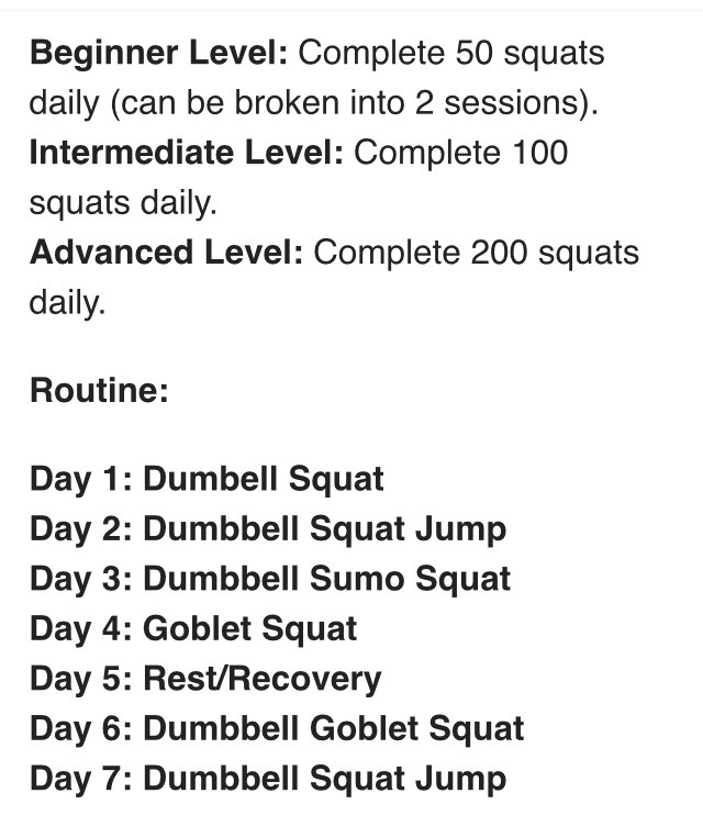 "7 DAY SQUAT WORKOUT"