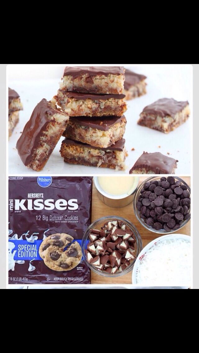 Chocolate Coconut Bars! These are Like Heaven...