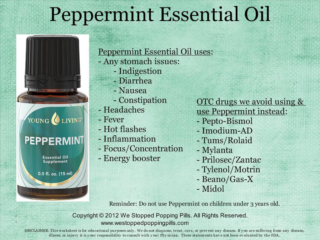 Peppermint Oil Uses: 