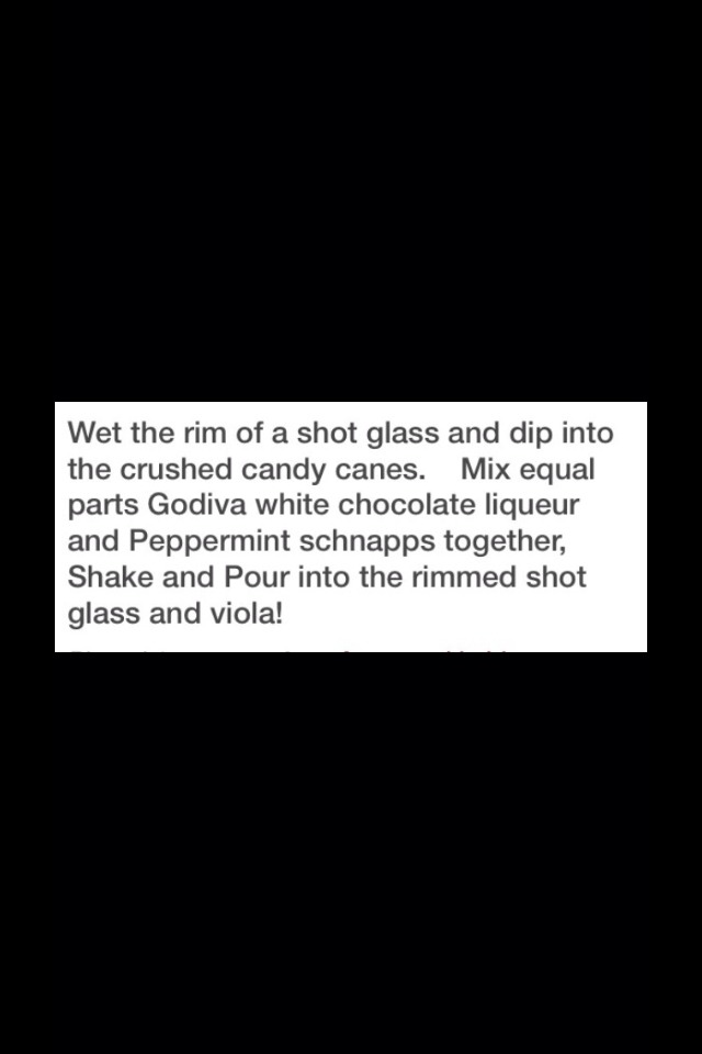 Mixed Drink/shot Recipes! Super Easy! 