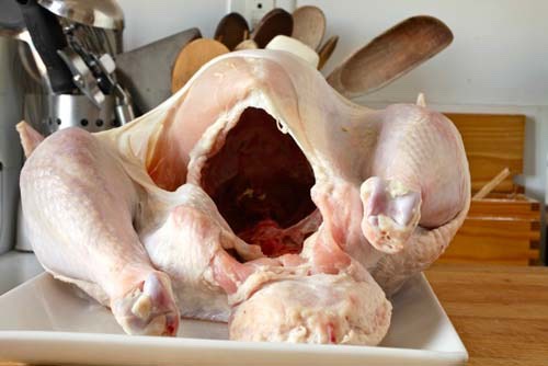 Try putting carrots, onions, or celery in your turkey. It will give it flavor