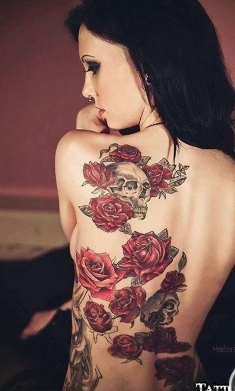 Beautiful Skull Tattoos For Women!