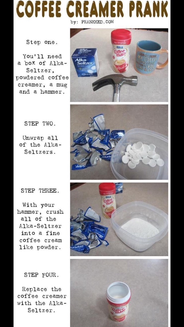 April fools Day Ideas! ( Not Mean, But Funny Franks ! )