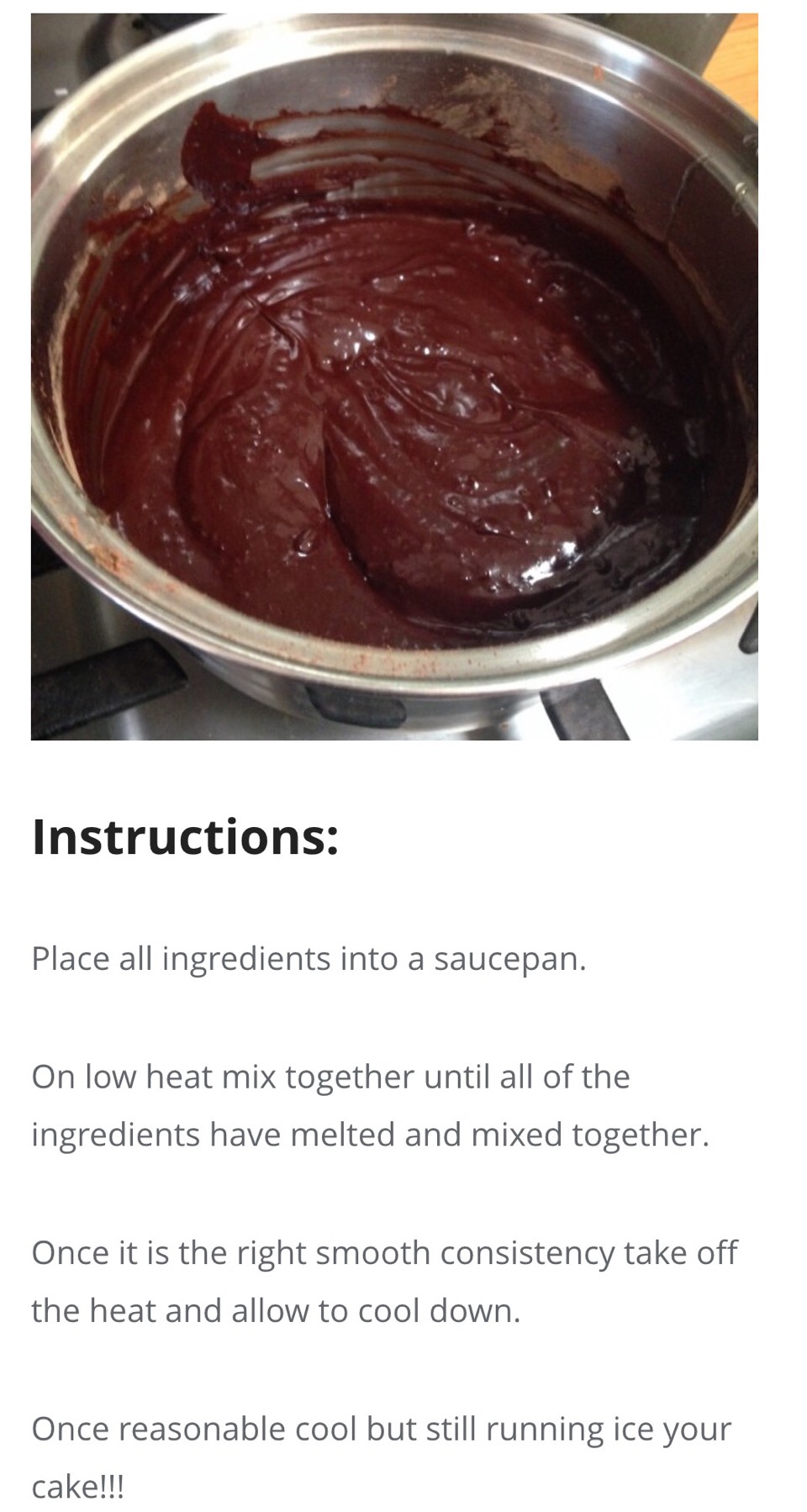 School Mums Quick And Healthyish Chocolate Cake Recipe. π