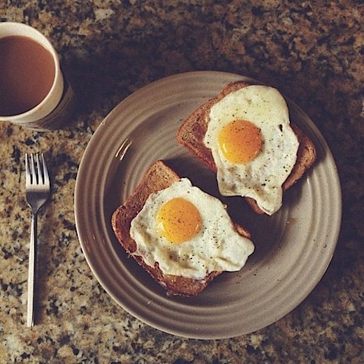 Eggs and bread🍳🍞