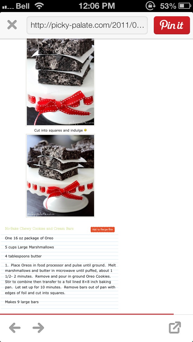 No Bake Chewy Cookie And Cream Bars