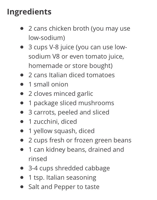 ✨ Weight Loss Magic Soup ✨