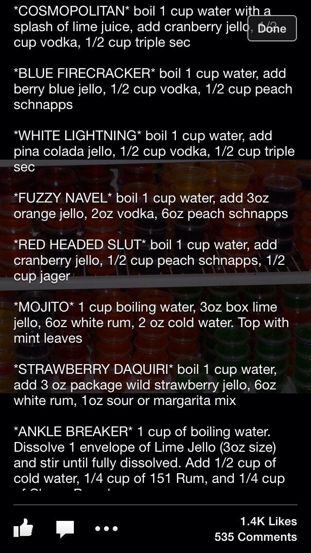 Jello Shots