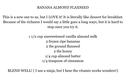 Amazing Healthy Breakfast Smoothies !! (: Dont Forget To Like