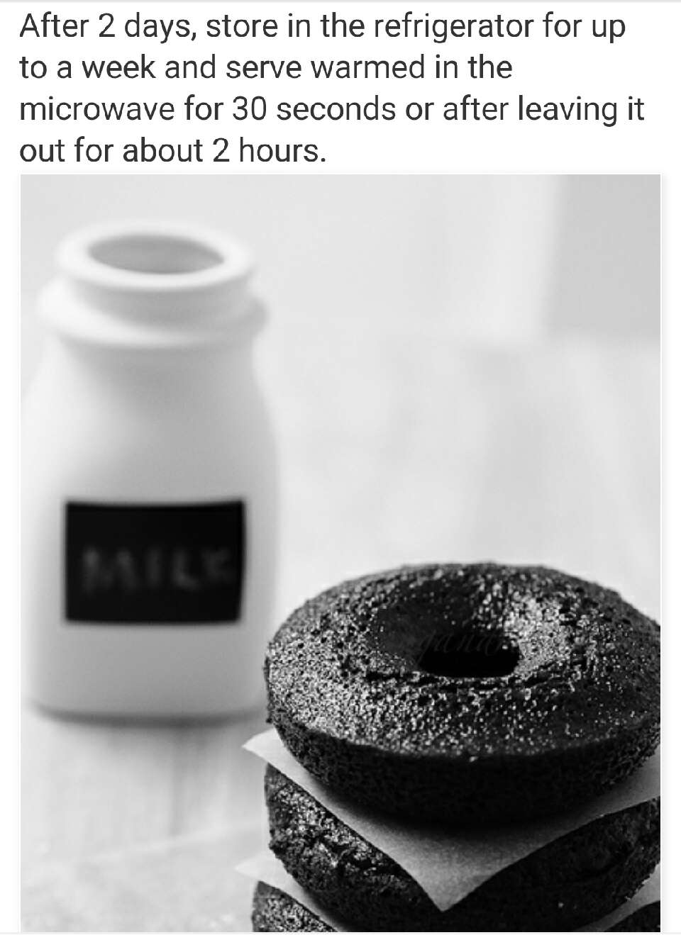 Dark Chocolate Cake Doughnuts