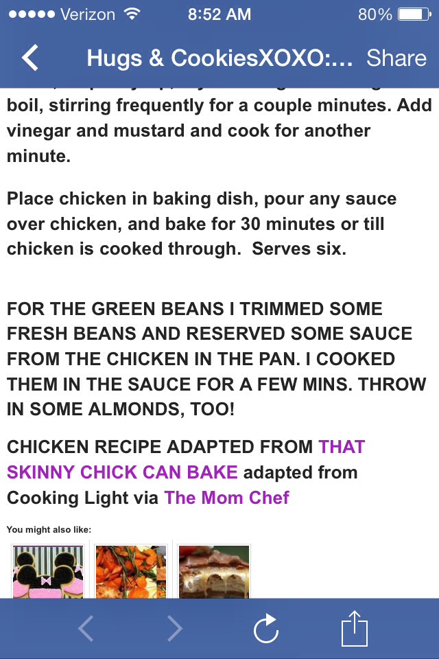 Maple Syrup Chicken