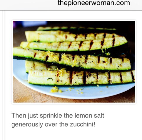 Yummy Grilled Zucchini