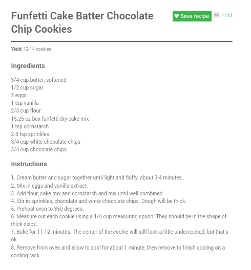 Funfetti Cake Batter Chocolate Chip Cookies!